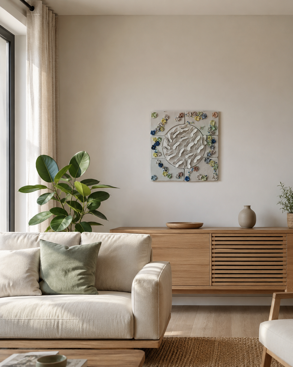 Mural de Relieve "Mariposas"