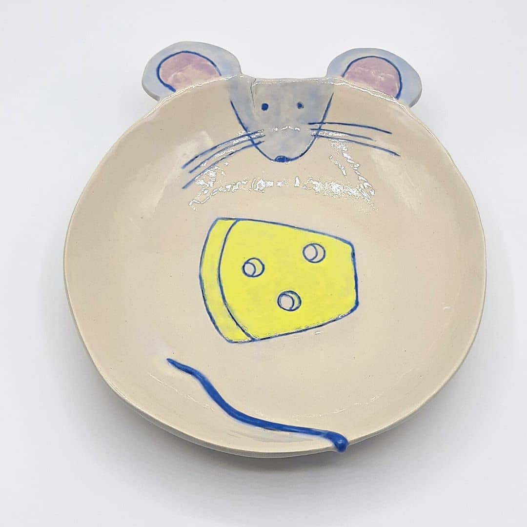 Vajilla Infantil "Ratón" Cuenco y plato