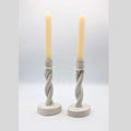 Candelabro blanco ( una vela)