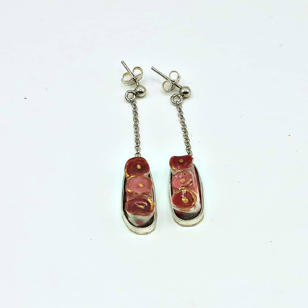 Conjunto "Las Rosas" coral largos.