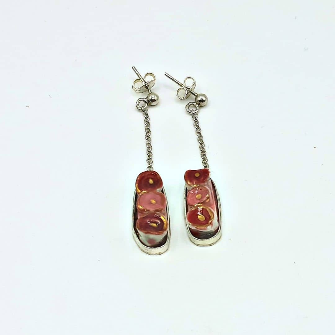 Conjunto "Las Rosas" coral largos.
