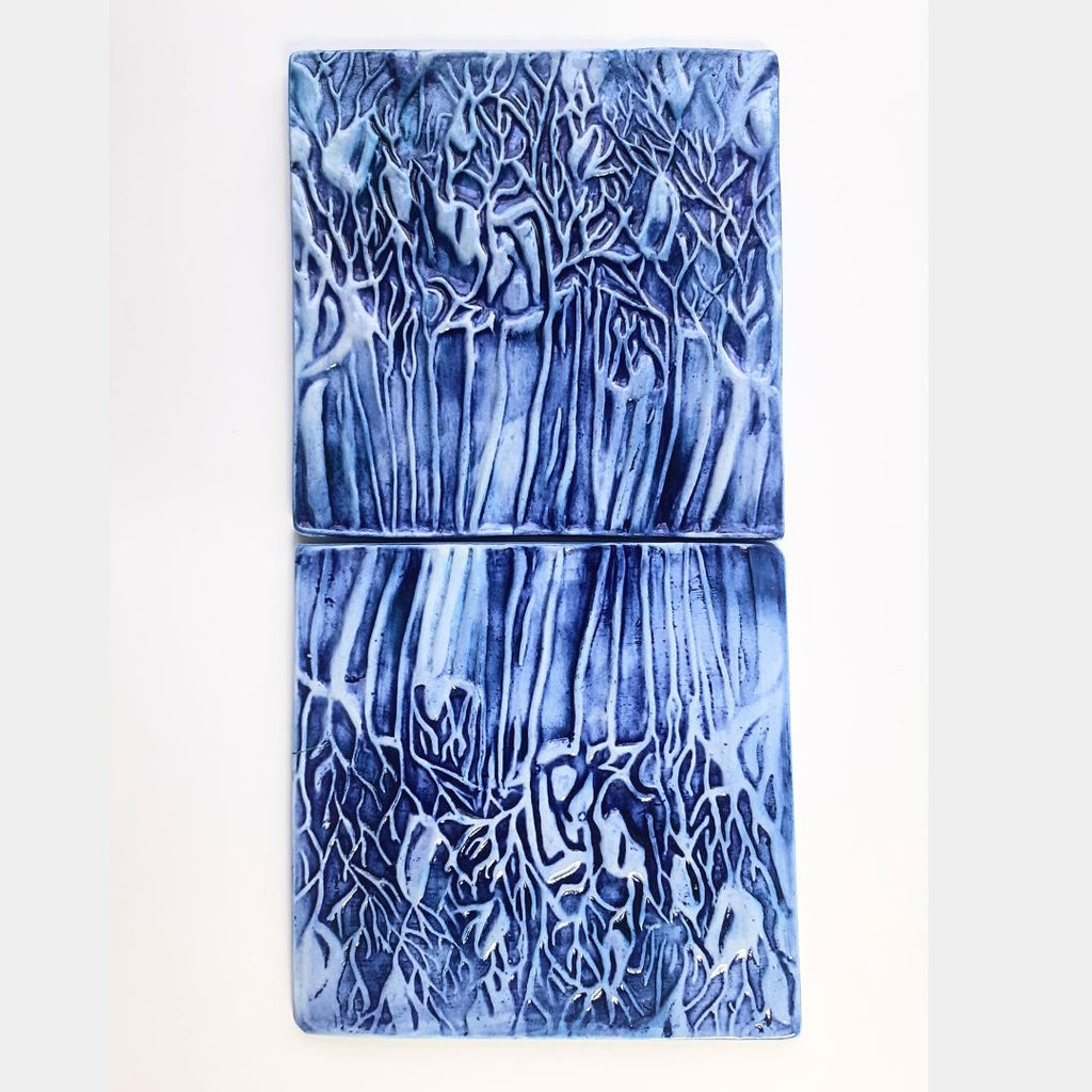 Azulejos en Relieve "Susurros del Bosque"