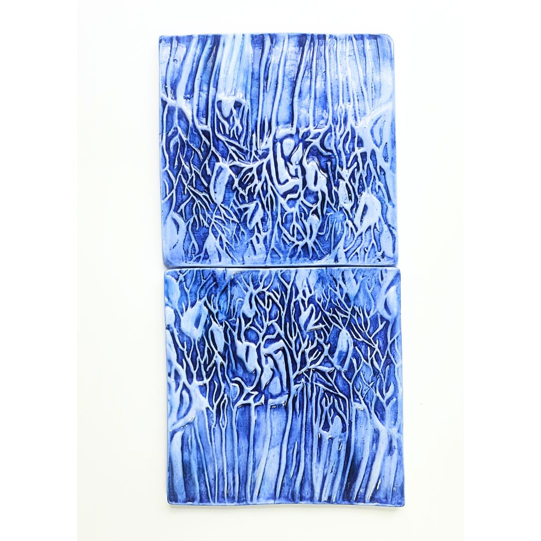 Azulejos en Relieve "Susurros del Bosque"