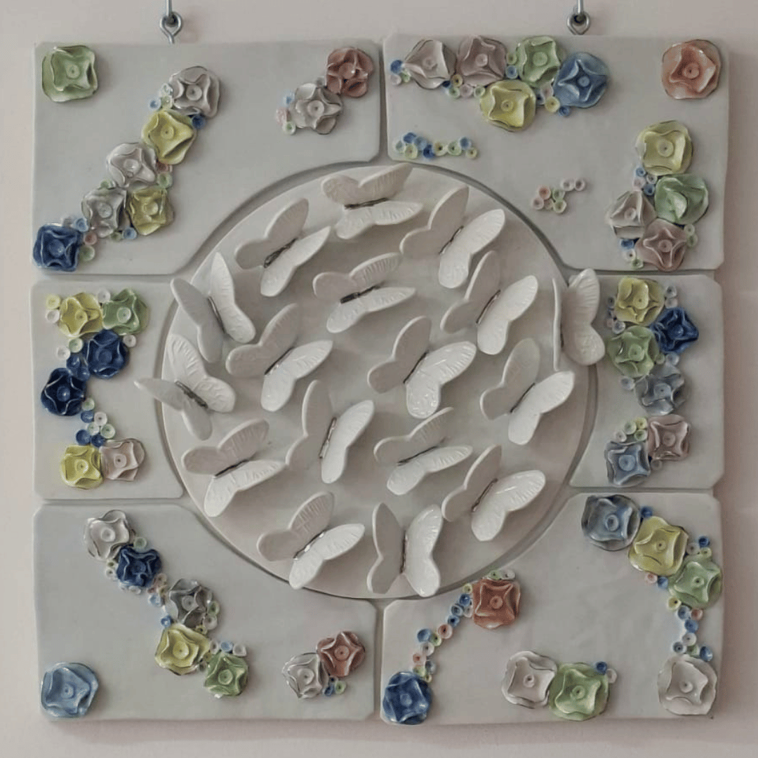 Mural de Relieve "Mariposas"