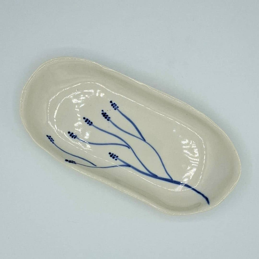 Bandeja pequeña de porcelana "Colección Racimos"