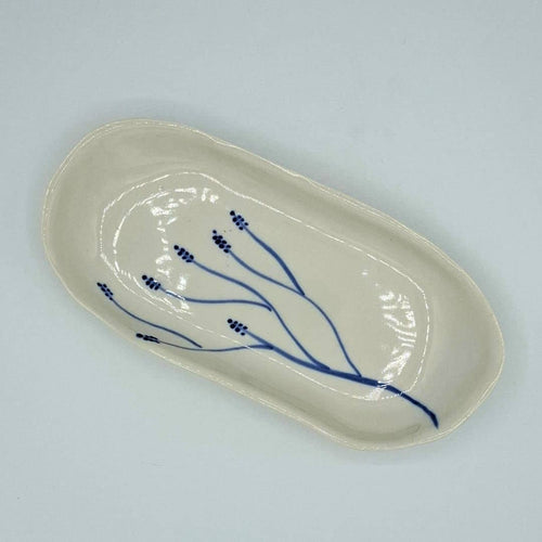 Bandeja pequeña de porcelana "Colección Racimos"