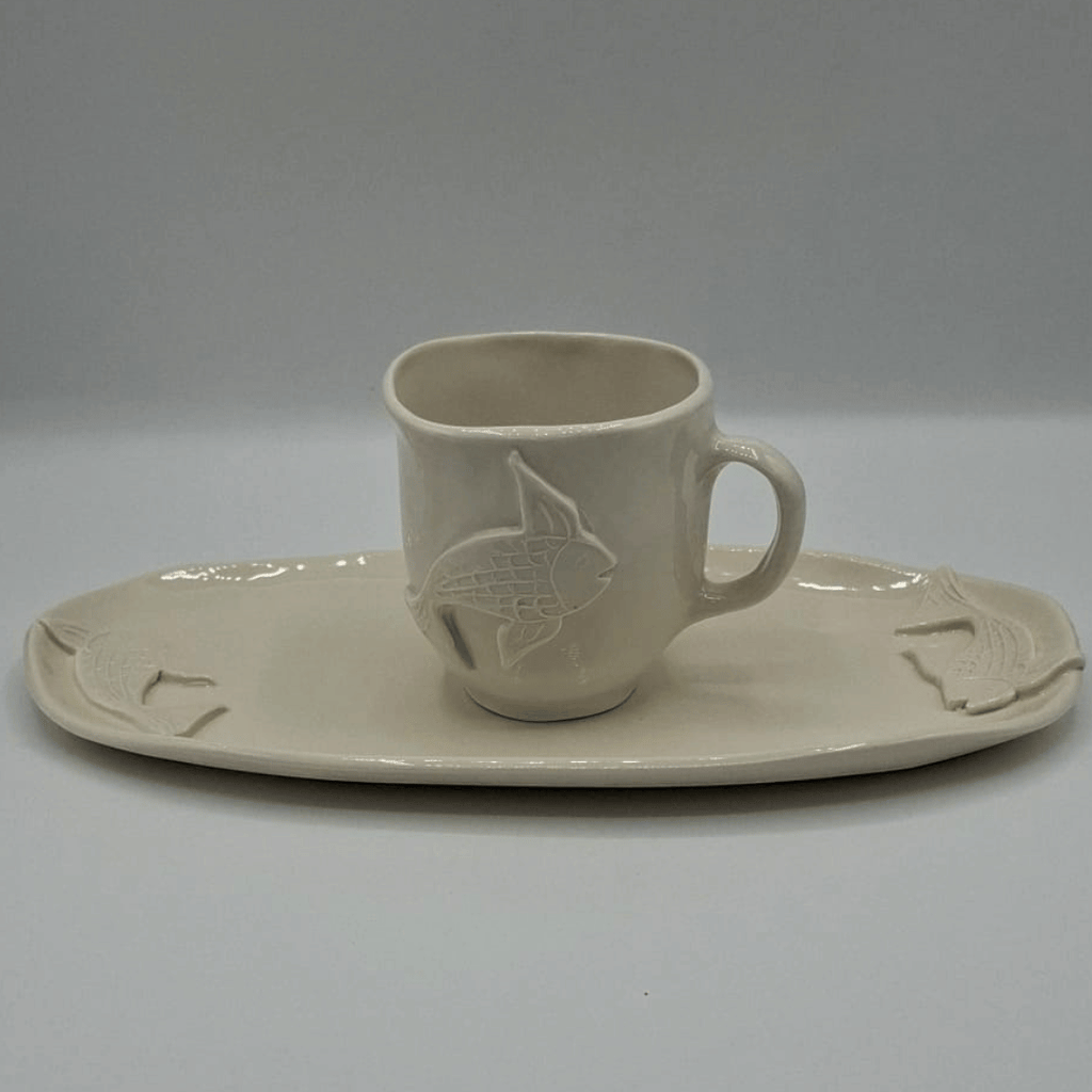 Set de vajilla desayuno "Peces"