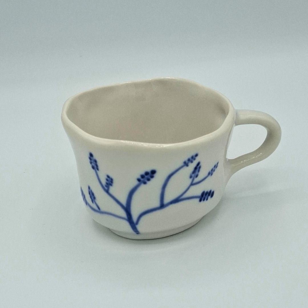 Taza Achatada "Colección Racimos"